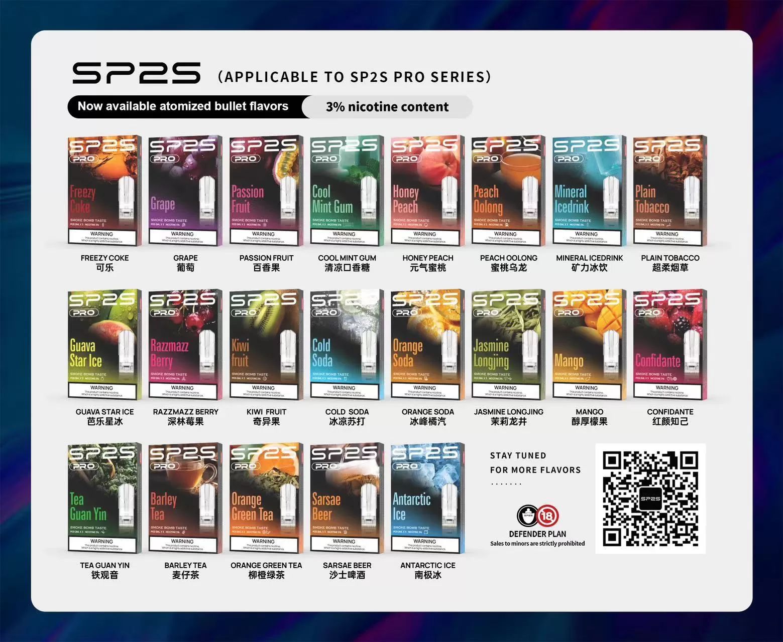 SP2S 思博瑞一代煙彈電子煙|3入裝|多種口味選擇|正品保障:圖片 2